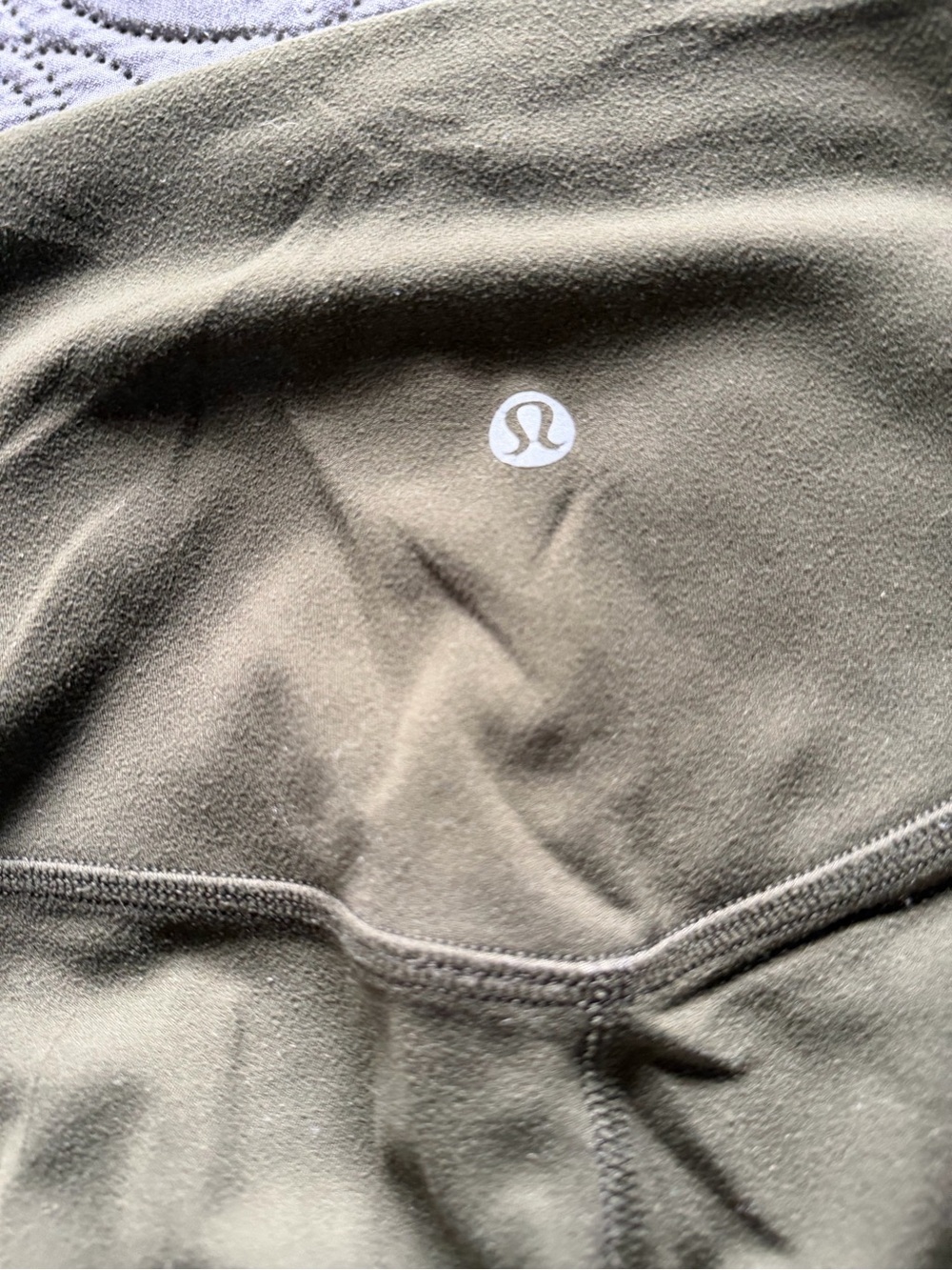 lululemon athletica Olive-Tone High-Rise Leggings with Reflective Logo